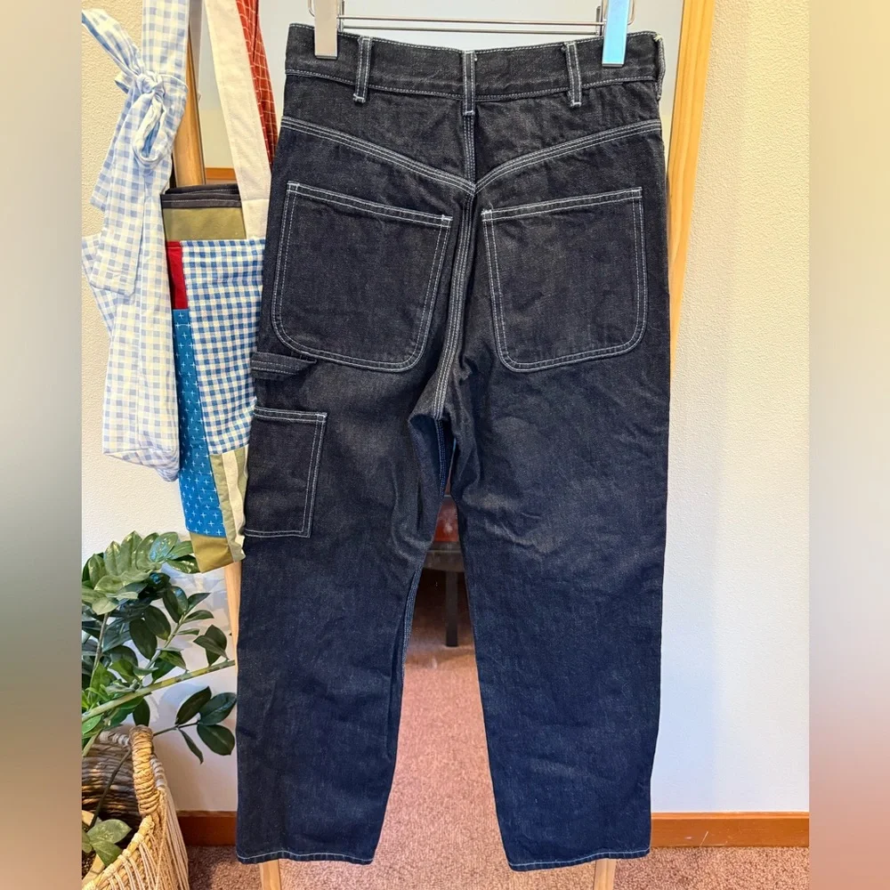 Jesse Kamm Patchfront Handy Pant Dark Japanese Denim - Picture 4 of 7